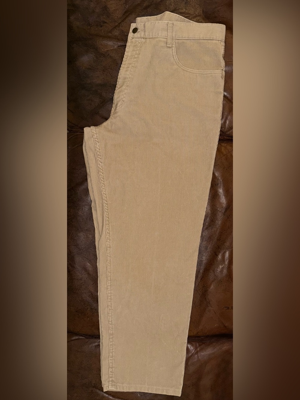 Men's Relaxed Straight Corduroy Jeans - Size 38x29